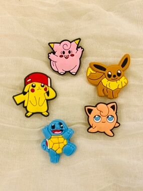 Pokemon Croc Charms, Jibbitz - Set #16